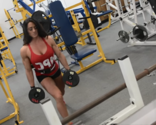 IFBB Figure Pro Heather Dees Leg Workout. Road To The Arnold 2018. . Filmed By J.M. Manion at the NPC Photo Gym. npcnewsonline.com