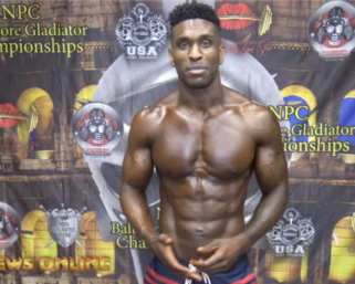 2019 NPC Baltimore Gladiator Championships Men’s Physique Winner Azariah Foxworth After Show Interview