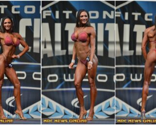 2019 IFBB San Diego Championships Bikini 2nd Places Ashley Puida Posing