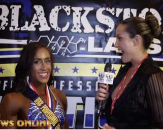 2019 IFBB Atlantic Coast Women’s Physique Winner Sarah Villegas After Show Video