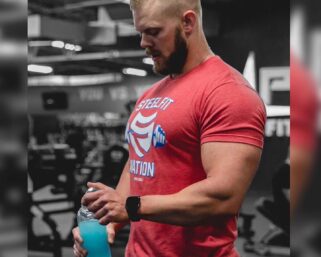 What is @steelfitusa Athlete @claytonp525 drinking? Steel Fuel®️ All-In-One BCAA + Hydration Formula!