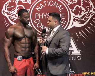 2019 NPC USA Championships Men’s Physique Overall Winner Antoine Mcneill After Show interview