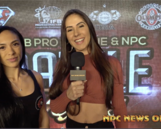 2019 IFBB Pro league  Battle of Texas Pro: Angelica Teixeira Interviews Marisa Woo