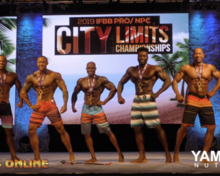 On Stage Video: IFBB Professional League City Limits Men’s Physique Prejudging