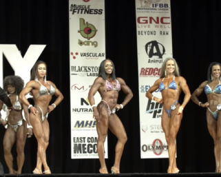 On Stage Video: IFBB Pro League NY PRO  Women’s Figure Finals
