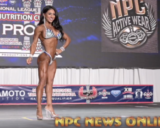 2020 IFBB Pro League Tampa Pro Wellness Winner Renee Harshey Posing Routine