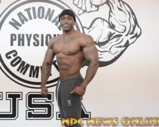 IFBB PRO League Men’s Physique Pro Charjo Grant Posing Routine Practice Video At The NPC Photo Gym.