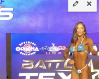 2020 IFBB Battle of Texas Bikini WInner Angelica Teixeira Posing Video