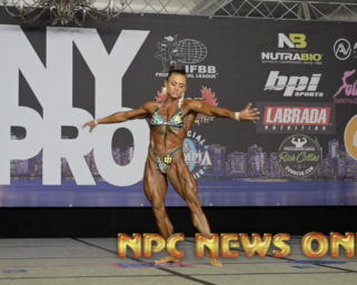 2020 IFBB Pro League  NY Pro Women’s Physique Winner Rachel Daniels Posing Routine.