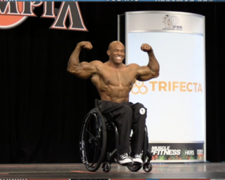 2020 @mrolympiallc wheelchair Champion Harold Kelley Posing Routine