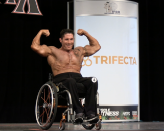 2020 Wheelchair Olympia 5th Place Johnny Quinn Posing Routine