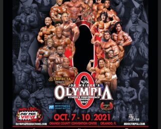 HERE IT IS!!! The official poster for this year’s Olympia