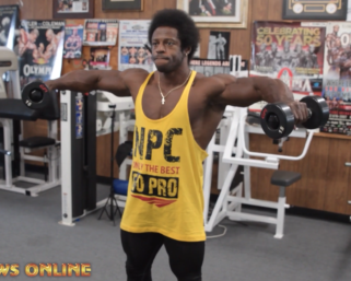 NPC NEWS ONLINE 2021 ROAD TO THE OLYMPIA – 2-Time IFBB Classic Physique Olympia Breon Ansley Delt Training