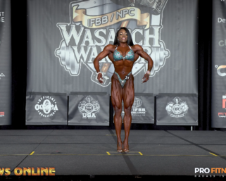 2022 IFBB Wasatch Warrior Pro Figure Champion Nicole Zenobia Graham Posing 4K Video