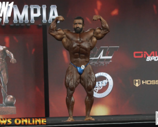 2022 IFBB Pro League Mr Olympia Champion Hadi Choopan Posing, Awards & Speech 4K Video