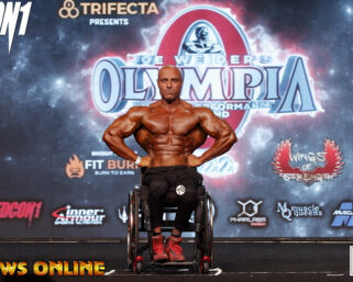 2022 IFBB Pro League Wheelchair Olympia 2nd Place Gabriele Andriulli Posing 4K Video