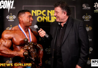 2023 IFBB Pro League Interview with New Mr. Olympia Derek Lunsford + Derek’s Finals Posing Routine HD Video