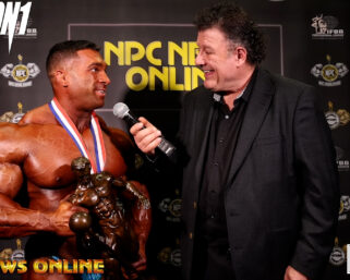 2023 IFBB Pro League Interview with New Mr. Olympia Derek Lunsford + Derek’s Finals Posing Routine HD Video
